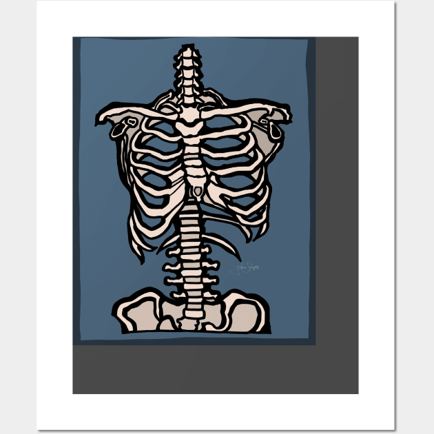 Rib Cage Wall Art by JSnipe